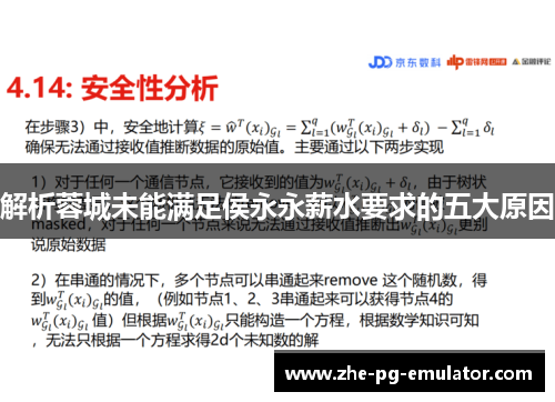 解析蓉城未能满足侯永永薪水要求的五大原因